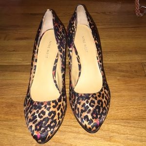 Nine West Cheetah Heels